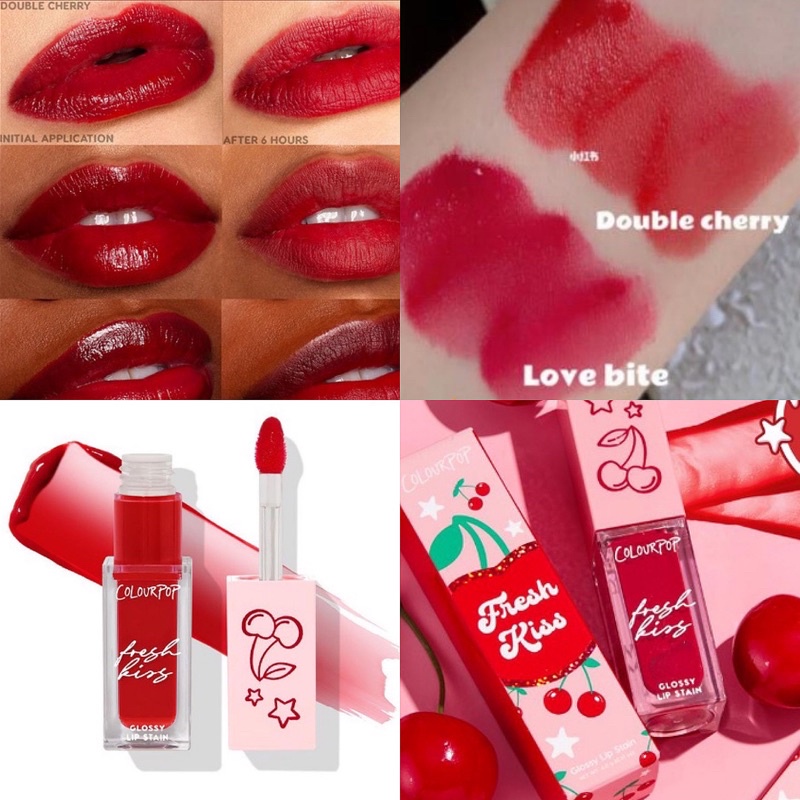 AUTH - SALE OFF SON TINT COLOURPOP GLOSSY LIP STAIN FRESH KISS CÁC MÀU BEST SELLER
