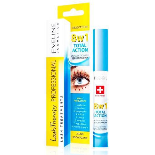 Tinh Chất Dưỡng Mi Eveline 8 in 1 Total Action Lash Therapy professional