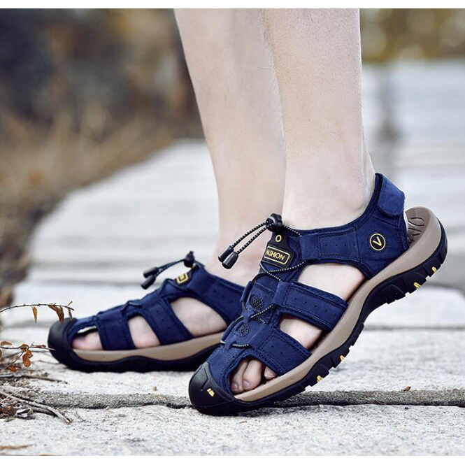 ✅Xăng đan Da Thời Trang Cho Nam Size 38-47