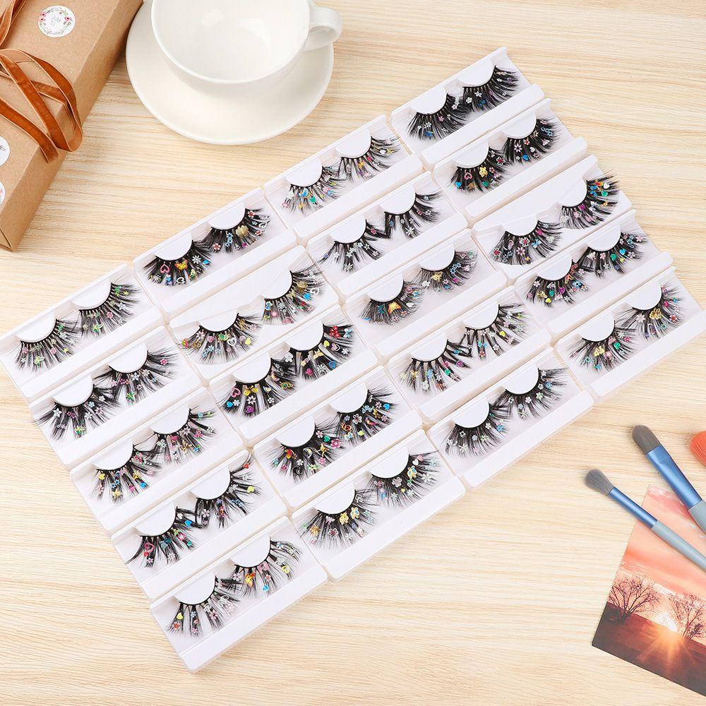 Lông Mi Giả Handmade MIH Họa Tiết Hoa Trang Trí Cho Bữa Tiệc