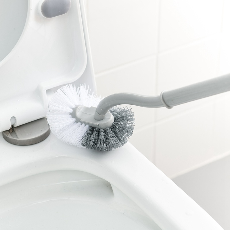 Bàn Chải Vệ Sinh Toilet Hai Đầu Cán Dài Tiện Dụng