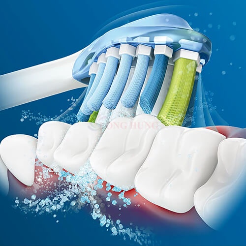 Đầu bàn chải thay thế bàn chải điện Philips Sonicare C3 Premium Plaque Defence HX904 - Hàng nhập khẩu