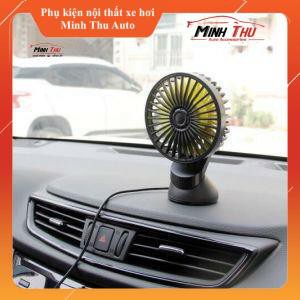 Quạt Máy Đơn Mini 12v, 24v Xoay 360 Tiện Ích Trên Ô Tô, Xe Hơi Cao Cấp