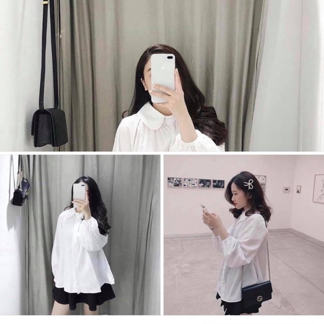 áo sơ mi cổ sen