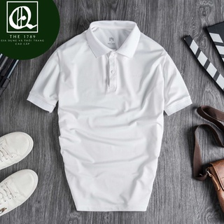 Áo Polo Nam Cổ Bẻ Thun Kiểu Dáng Basic Cộc Tay Vải Gai Phong Cách Trẻ Trung Chuẩn Form Nhiều Màu