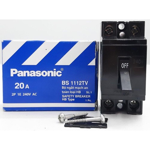 Cb cóc Panasonic , cầu dao an toàn điện, cầu dao chống chập, aptomat panasonic 16A, 20A, 30A