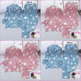 Pijama Lụa Dài Tay Cao Cấp Y19
