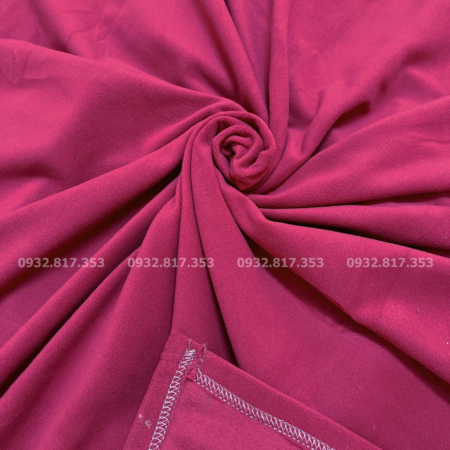 Chăn văn phòng giả rẻ, làm chăn hè tiện lợi chất liệu Nỉ mềm mại kích thước 1m5 x1m8