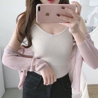 Áo Khoác Nhẹ Len Mỏng Thời Trang