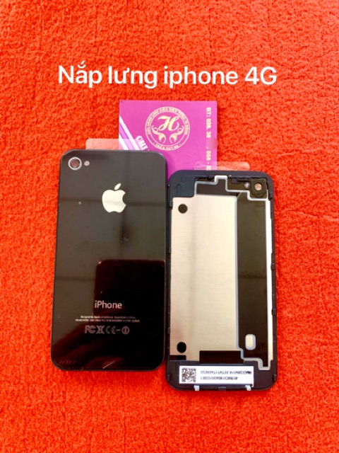 Nắp lưng sau - vỏ sau iphone 4G / 4S zin linh kiện - mới 100%