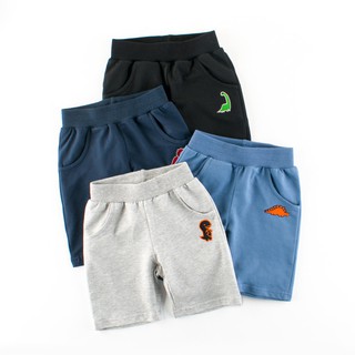 Quần short - quần cộc bé trai thêu hình khủng long hãng 27KIDS