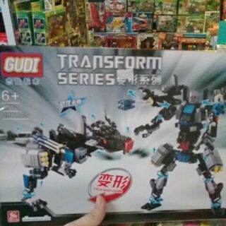 Lego transformers.299 khối. Chó robot.