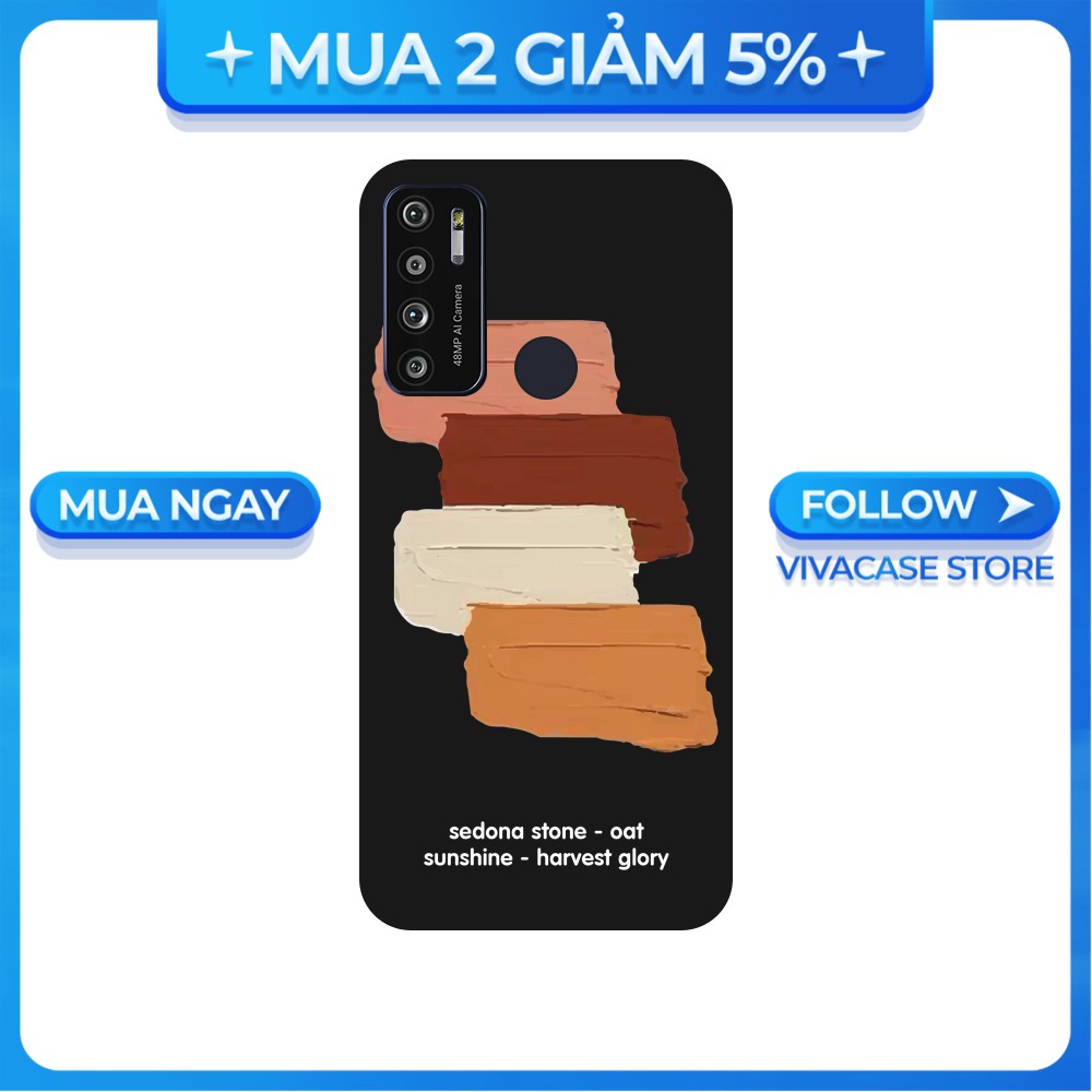 Ốp lưng Vsmart Joy 3/Joy 4/Active 3/Bee 3/Live/...dẻo đen hình Vệt màu