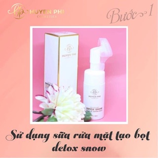 Sữa rửa mặt detox snow hp