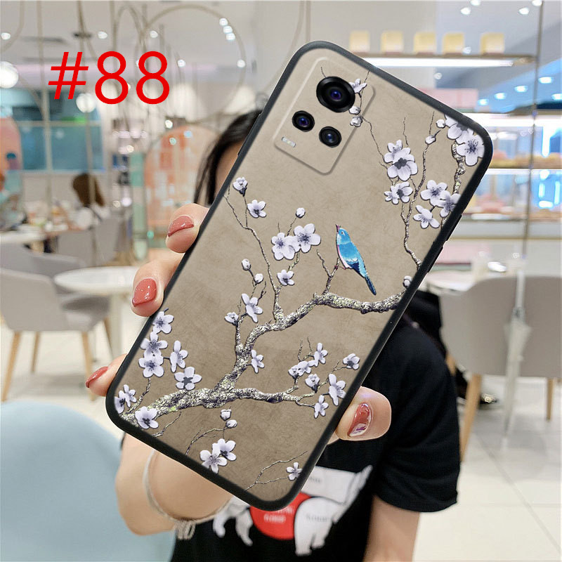 Compatible for iPhone 15 14 Pro Max 13 12 mini 6S 6 7 8 Plus 11 Pro X XR XS Max se 2020 Ốp điện thoại in hình phong cách Trung Hoa thích hợp