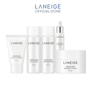 [HB GIFT] Bộ sản phẩm dưỡng trắng da White Dew Special Trial Kit 5 items