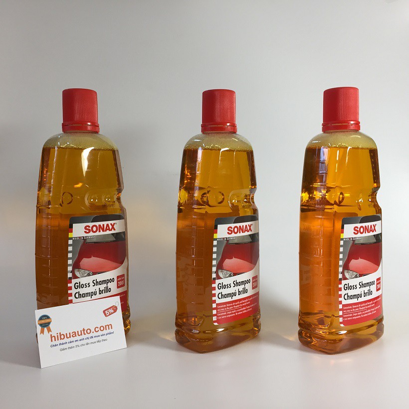 Nước Rửa Xe SONAX Gloss Shampoo Concentrate 314300  - 1 lít