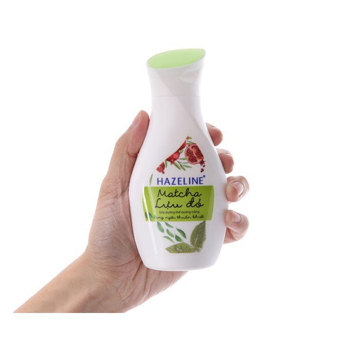 Sữa dưỡng thể dưỡng trắng Hazeline Matcha Lựu Đỏ 140ml