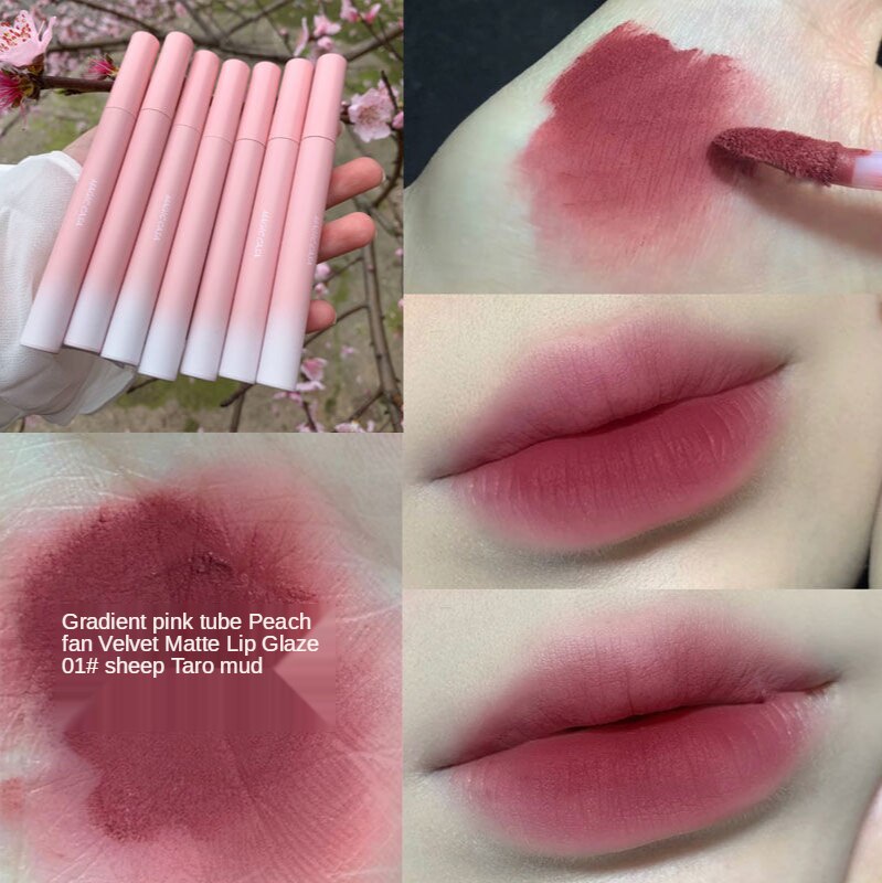 Son lì mềm mịn như nhung dưỡng ẩm chống thấm nước không phai cho nữ