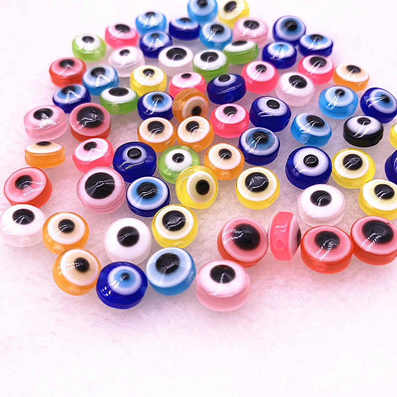 (MớI) Bộ 50 HạT NhựA HìNh Oval 8/10mm DùNg LàM VòNg Đeo Tay | BigBuy360 - bigbuy360.vn