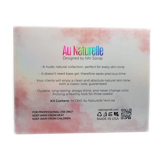 ONS AU NATURELLE SET <Set sơn gel màu nude ONS>