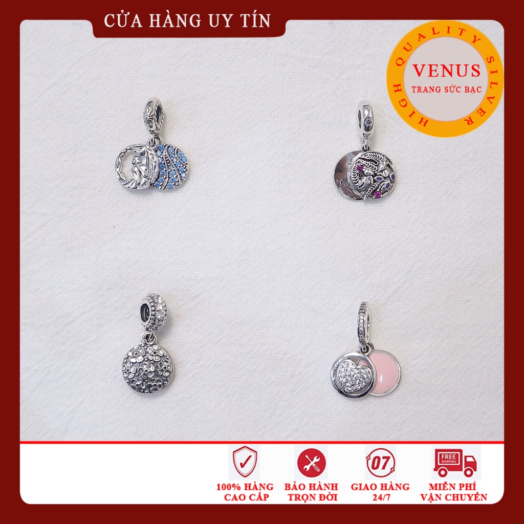 [Charm bạc 925 cao cấp] Charm treo 4 mẫu - Mã sản phẩm VENUST19