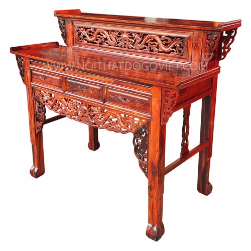 Bàn Thờ Gia tiên 2 Tầng Gỗ tràm , bàn cúng gỗ tràm , bàn thờ gỗ ,bàn cúng