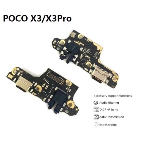Bảng Mạch Cổng Sạc Cho Điện Thoại Xiaomi POCO F1 F2 F3 X2 X3 Pro NFC Mi 6X A2 M2 M3