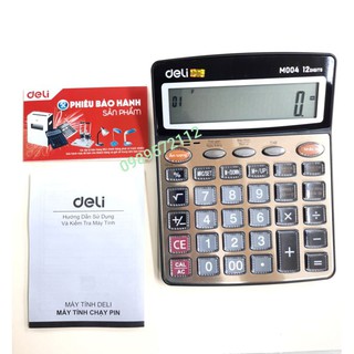 máy tính deli có âm thanh đọc số M00450
