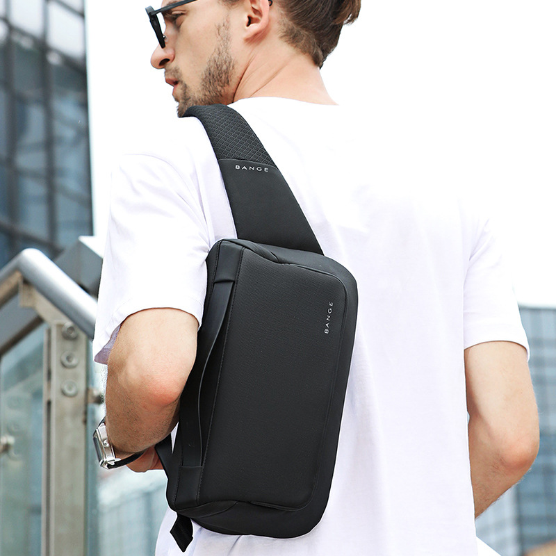 Bange Men's Chest Bag Waterproof Waist Bag Messenger Portable Bag | BigBuy360 - bigbuy360.vn