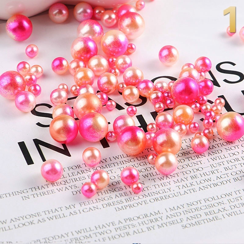 Set 200 Hạt Ngọc Trai 3-8mm Làm Đồ Trang Sức