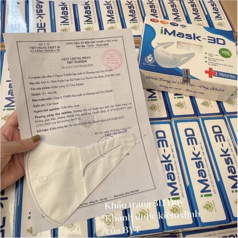 KHẨU TRANG 3D MÁH HỘP 50 CÁI | BigBuy360 - bigbuy360.vn