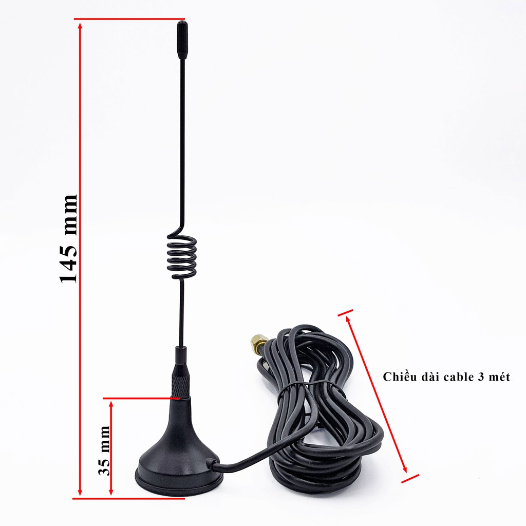 Anten Lora RF 433mhz SMA 5dBi 14.5cm / 7dBi 17.5cm / 12dBi 31cm