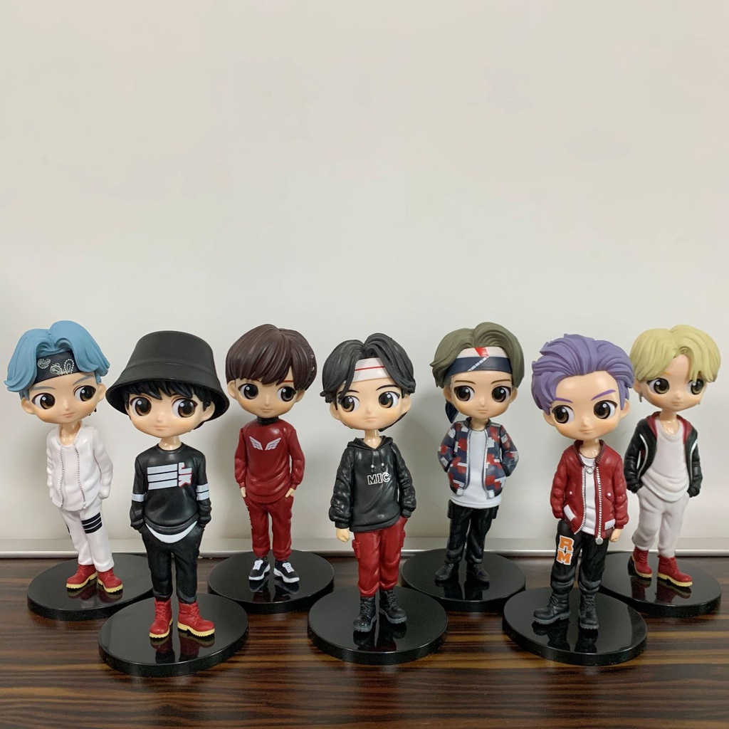 Bộ Mô Hình BTS Mini Doll TinyTan Mic Drop 15-16cm Unoff