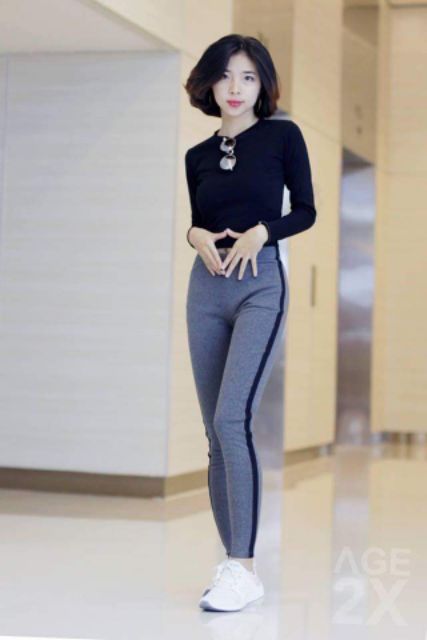 Quần legging sọc và trơn AGE2X | BigBuy360 - bigbuy360.vn