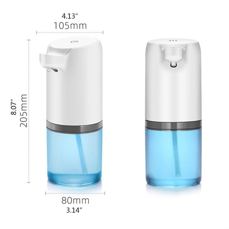 Bình Đựng Xà Phòng Rửa Tay Tạo Bọt Cảm Ứng Thông Minh Không Cần Chạm Sạc USB