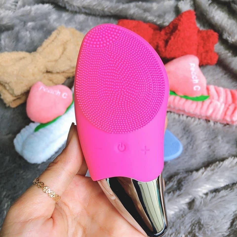 Máy Rửa Mặt Massage 3in1 Sonic Facial Brush Cao Cấp  Sạc Usb