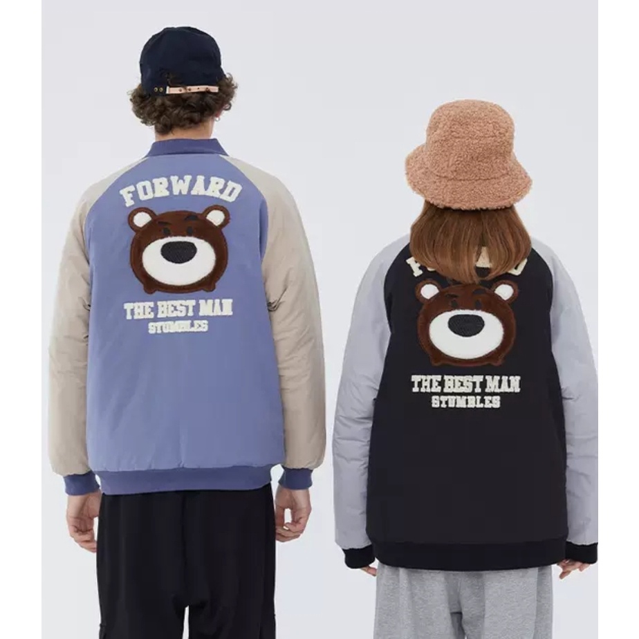 Áo khoác bomber phao nam nữ MEANSTORE Jacket oversize form rộng Khoác gió phong cách Hàn Quốc