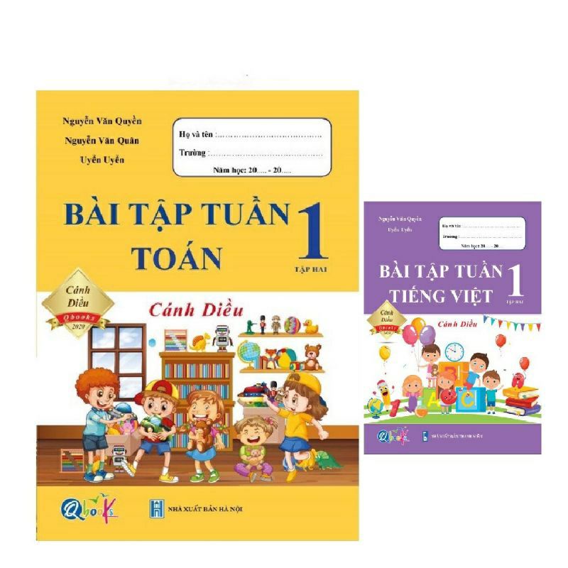Sách - Combo Đề Kiểm Tra Và Bài Tập Tuần Toán Và Tiếng Việt Lớp 1 - Cánh Diều - Cả Năm