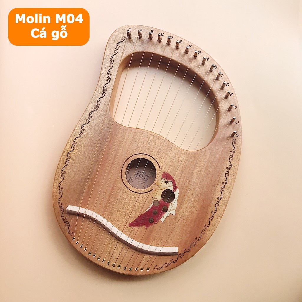 Đàn Lyre Harp 16 Dây giá rẻ Molin (CÓ CLIP CHƠI)