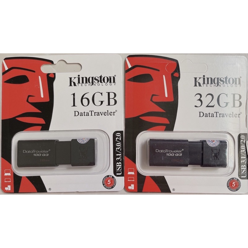 Usb Kingston DT100G3 16GB / 32GB USB 3.0 chính hãng BH 12 tháng