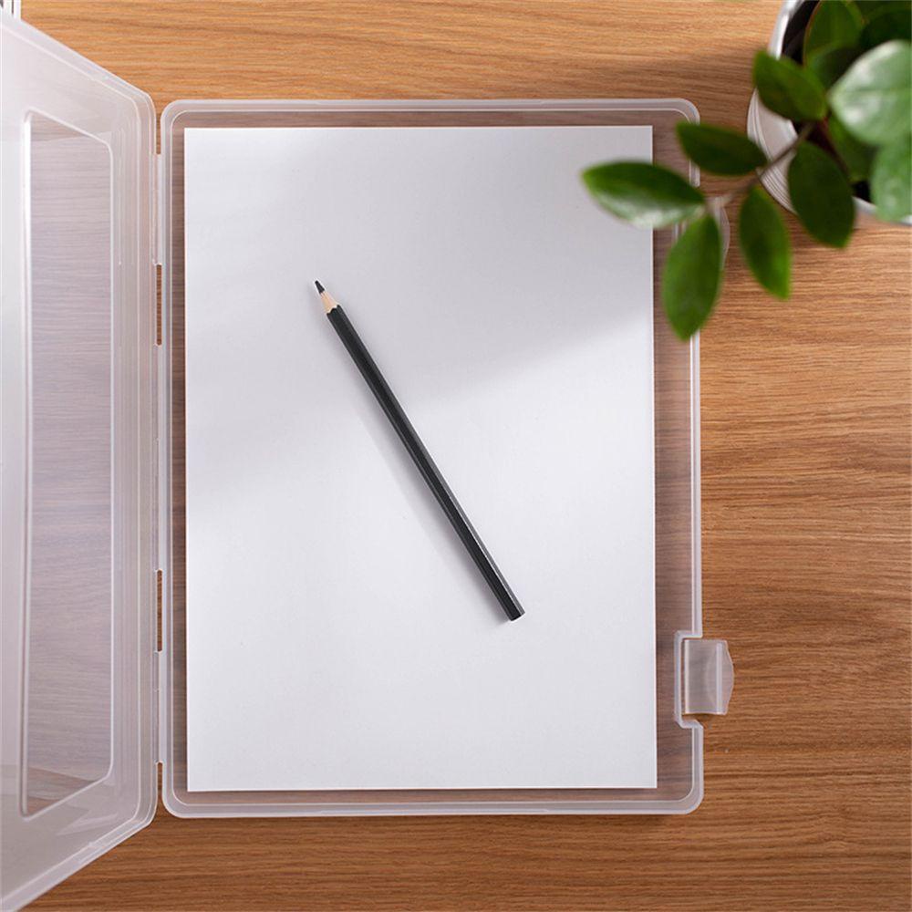 MELODG Hộp Đựng Tài Liệu Để Bàn Bằng PP Trong Suốt Nhỏ Gọn Tiện Dụng