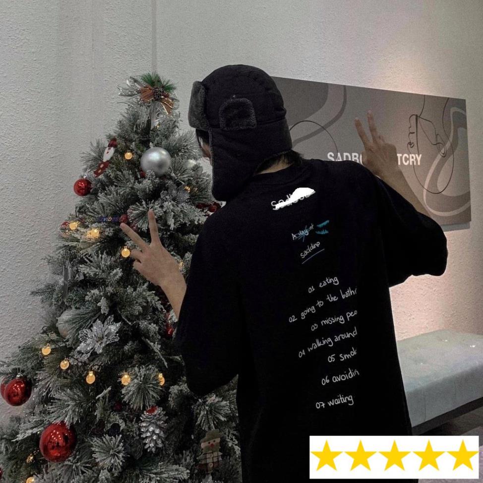 Áo thun sadboiz sát boi DINO logo hình thêu nam nữ áo DINO khủng long full tag sad boiz freeship FULL TAG