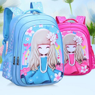 Balo đi học, balo công chúa 3D, balo cho bé gái