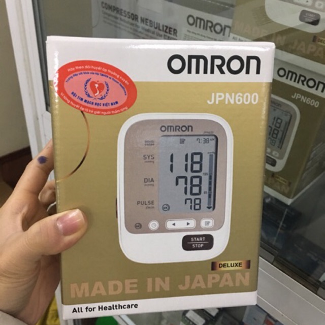 [RẺ NHẤT]  Máy đo huyết áp điện tử JPN600- Sản xuất tại Nhật bản
