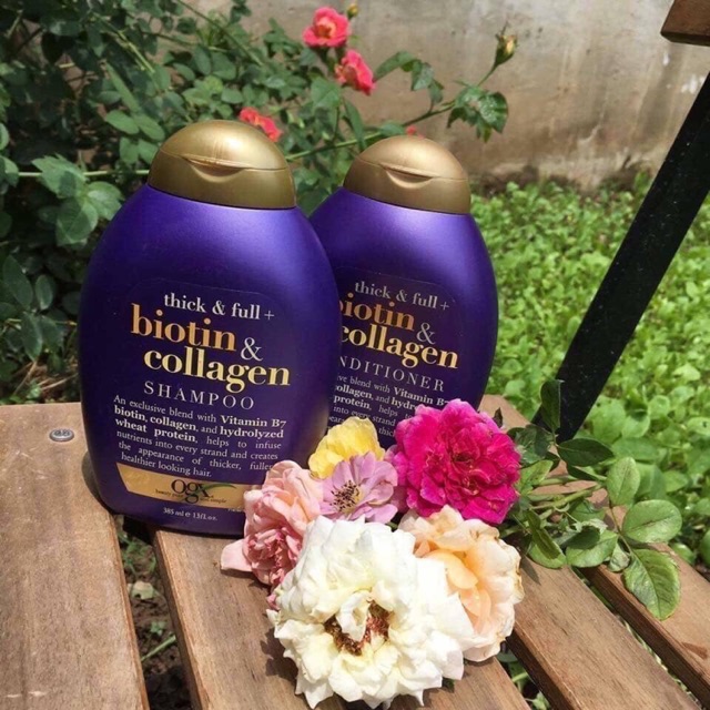 Dầu gội Biotin & Colagen OGX