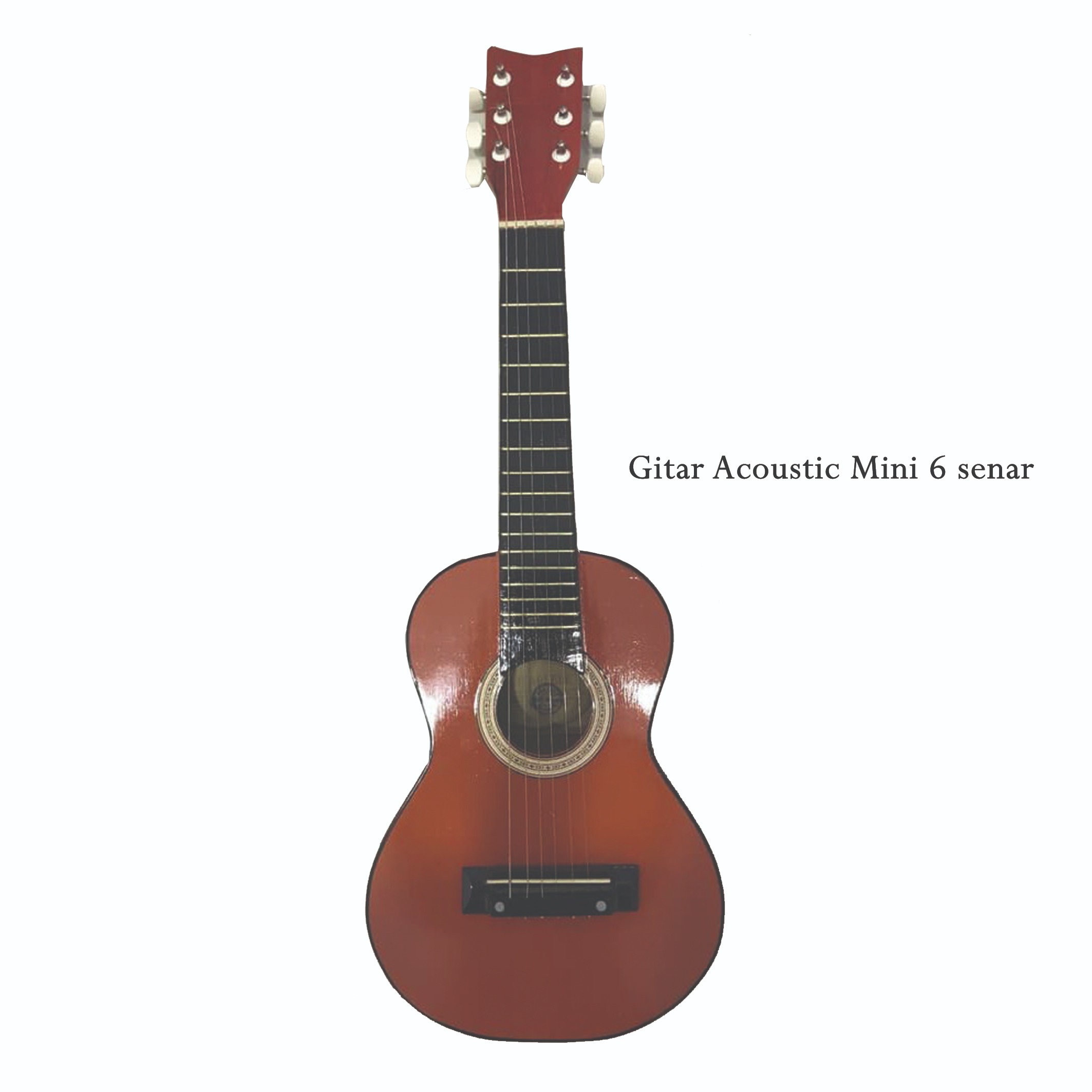 Gokilabis Đàn Guitar 6 Dây Mini Bằng Gỗ