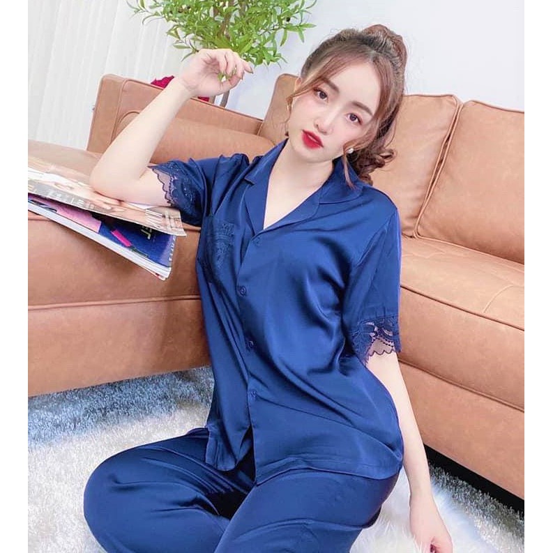 Bộ pizama lụa satin TNQD