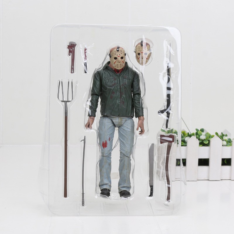 Tượng nhân vật Jason Voorhees phim Friday the 13th The Final Chapter cao 18cm