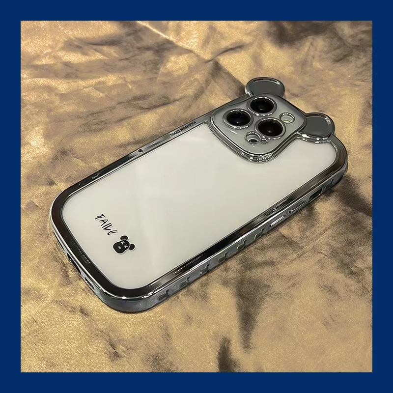 Ốp Điện Thoại Trong Suốt Chống Sốc In Hình Gấu kaws 3D Cho iPhone 7 plus X xs max xr 11 pro max 12 pro max 13 pro max